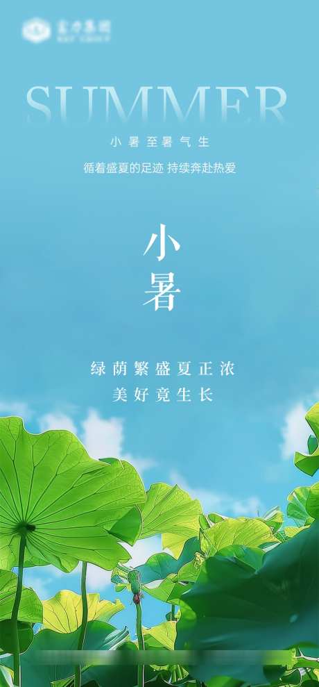 小暑节气海报_源文件下载_PSD格式_1000X2150像素-国风,植物,海报-作品编号:2025031009034956-志设-zs9.com