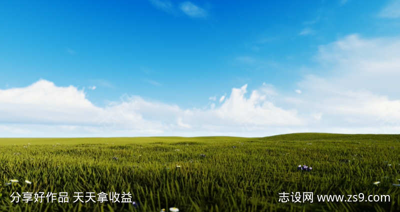 草原风景视频素材