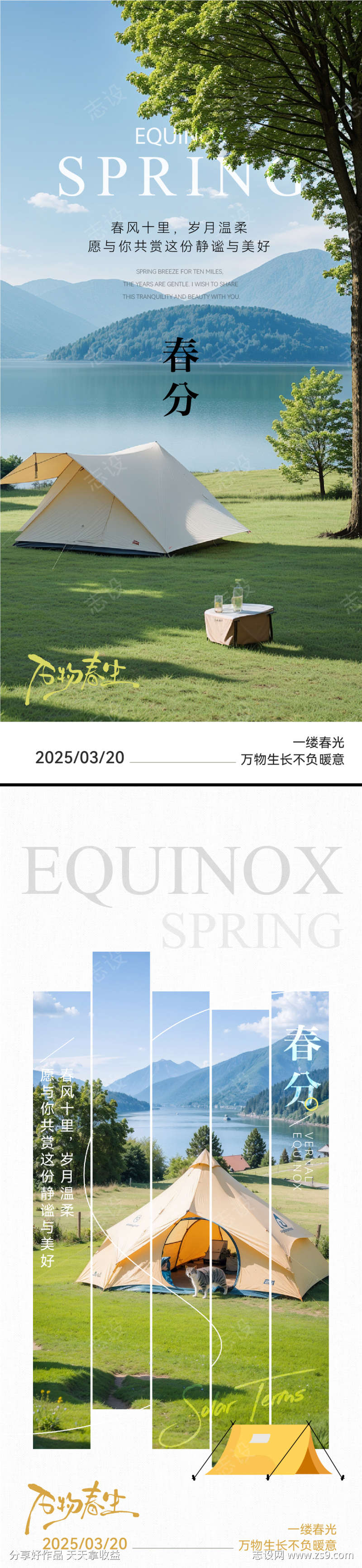 春分节气海报