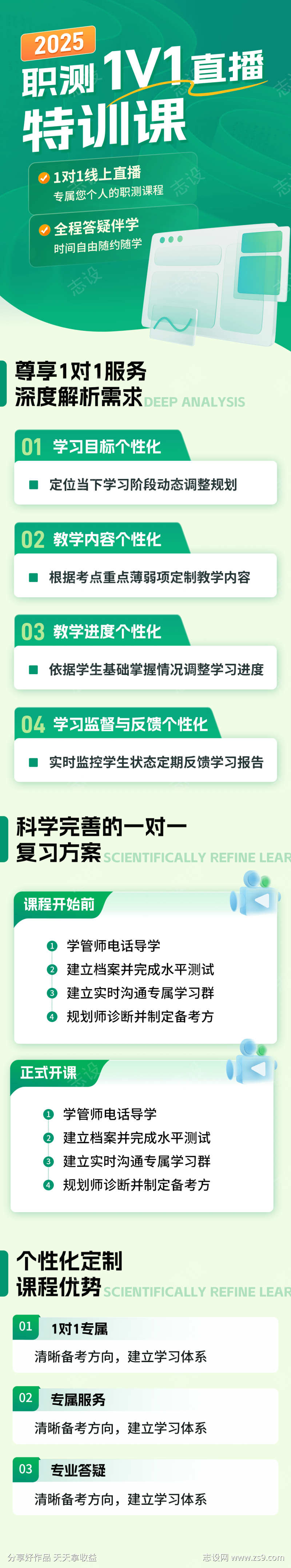 直播特训课程长图