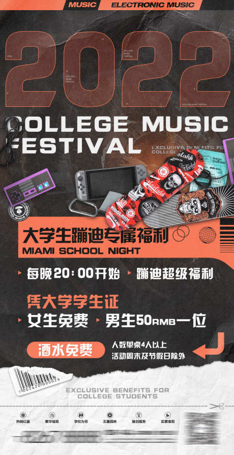 夜场蹦迪专属福利_源文件下载_PSD格式_1080X2100像素-优惠,福利,蹦迪-作品编号:2025031810032861-志设-zs9.com