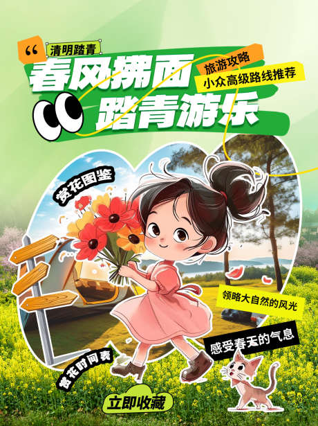 春风拂面踏青游乐_源文件下载_PSD格式_1242X1660像素-绿色,海报,踏青-作品编号:2025031510218045-志设-zs9.com