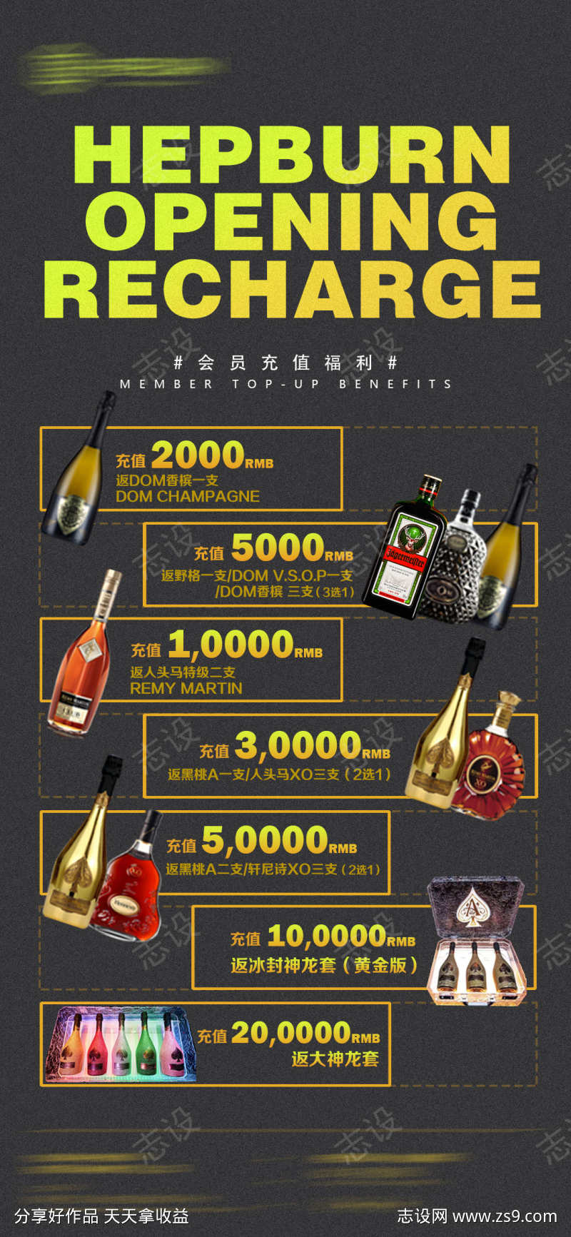酒吧酒水套餐