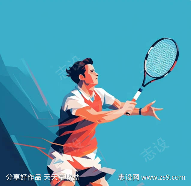 激烈的羽毛球击中