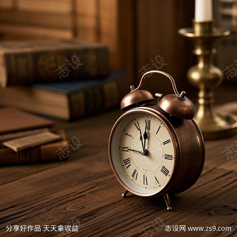 古董闹钟铃响