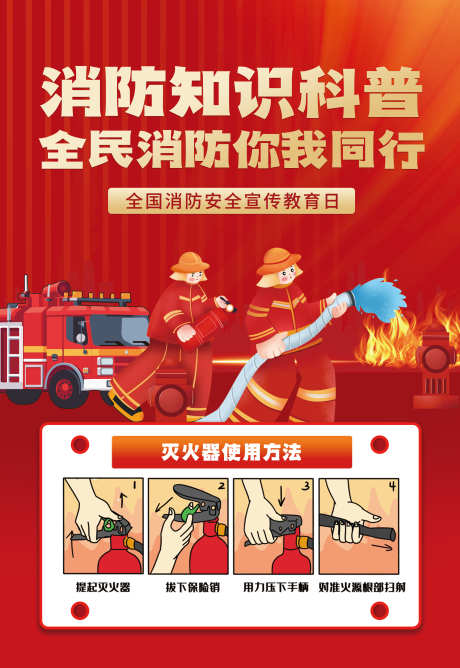 消防宣传海报_源文件下载_PSD格式_4134X6000像素-灭火器,防火,海报-作品编号:2025031716044678-志设-zs9.com