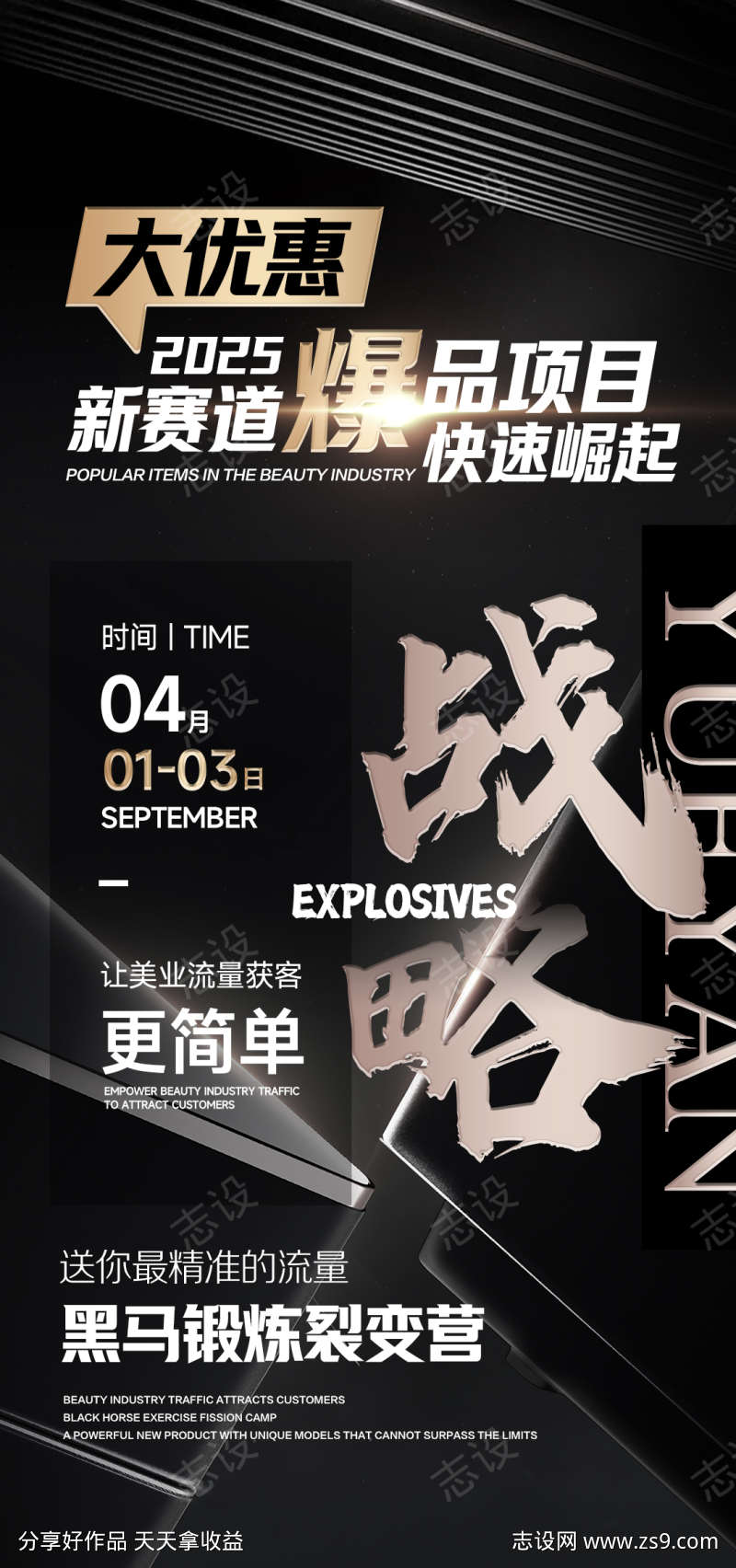 医美私密产品招商系列海报