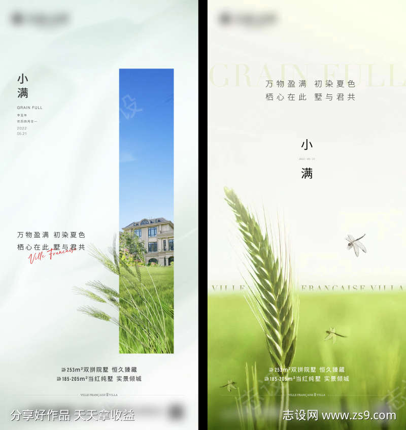 小满节气海报