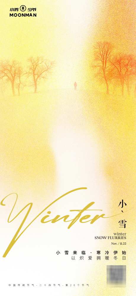 小雪节气海报_源文件下载_AI格式_1125X2436像素-创意,质感,小雪-作品编号:2025031915043245-志设-zs9.com