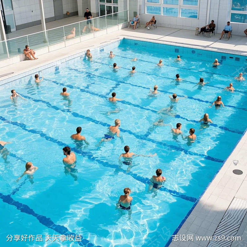 室内游泳池氛围