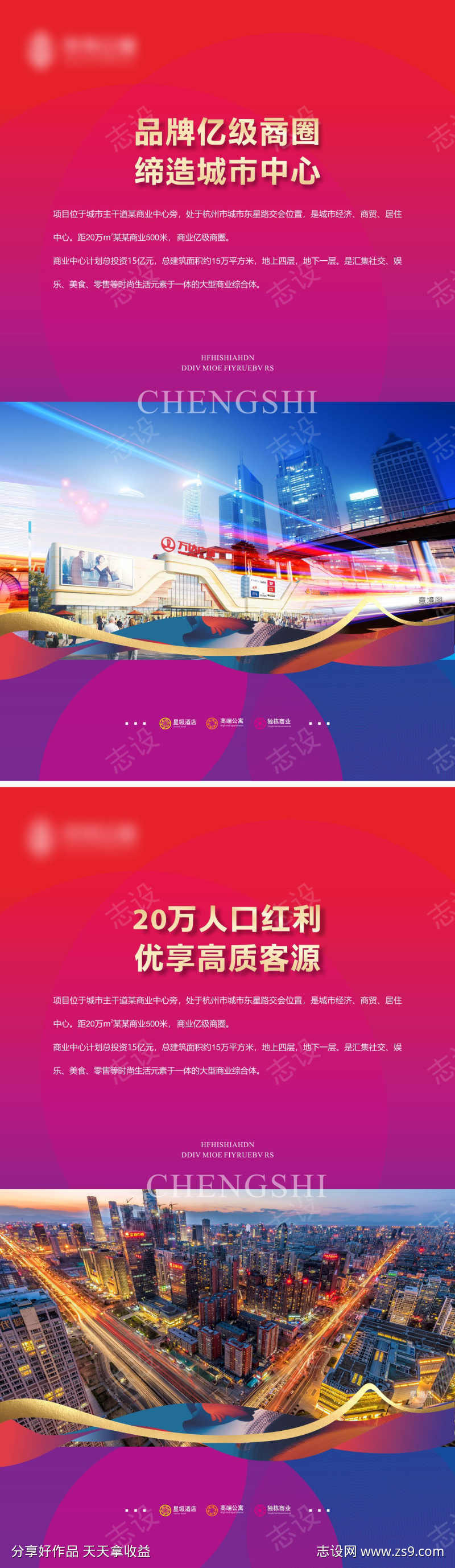 商业地产展板