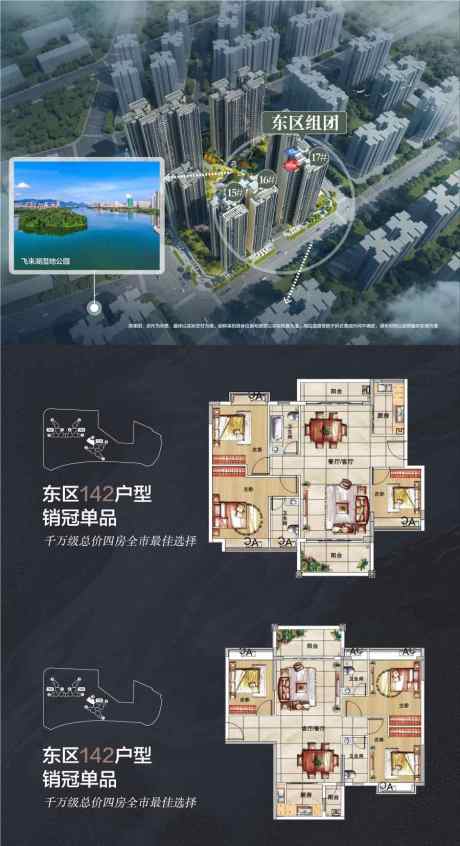 湖居学府大平层户型卖点海报_源文件下载_AI格式_900X1655像素-卖点,户型,大平层-作品编号:2025032010394939-志设-zs9.com