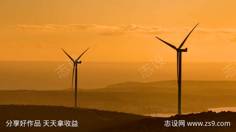再生能源风车