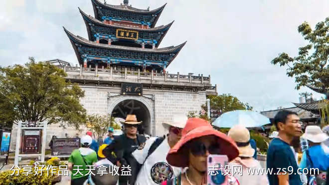 云南大理古城夜景合集