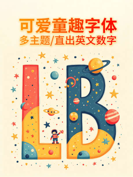 可爱卡通字体直出英文数字_源文件下载_safetensors格式_768X1024像素-可爱,字体,Logo图标-作品编号:2025032317239437-志设-zs9.com