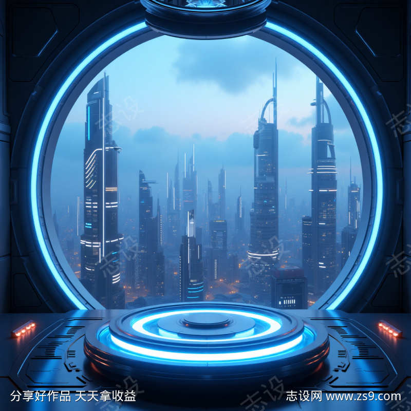 电商科技场景科技背景机械背景