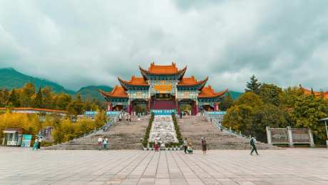 大理佛都崇圣寺庙_视频素材下载_MP4格式_2101X1080像素-大理,佛都,景观古迹-作品编号:2025032615464724-设计素材-www.shejisc.cn