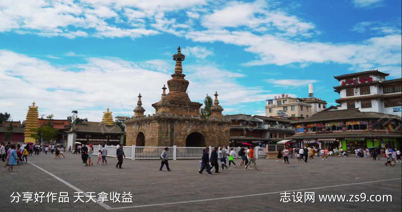 景点官渡古镇金刚塔