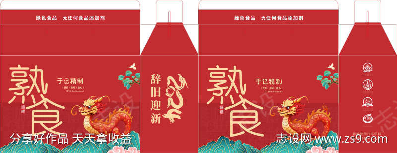 熟食展开图