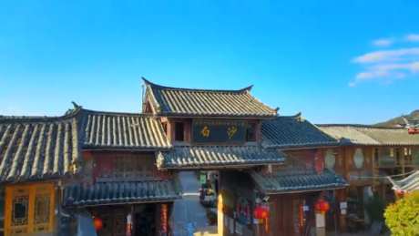 航拍丽江白沙古镇_视频素材下载_MP4格式_1920X1080像素-旅游出行,字幕模板,航拍-作品编号:2025032816025267-设计素材-www.shejisc.cn
