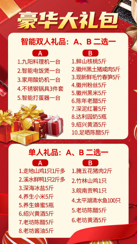喜庆红色礼品海报宣传_源文件下载_PSD格式_750X1334像素-喜庆,海报,促销-作品编号:2025032910379451-志设-zs9.com