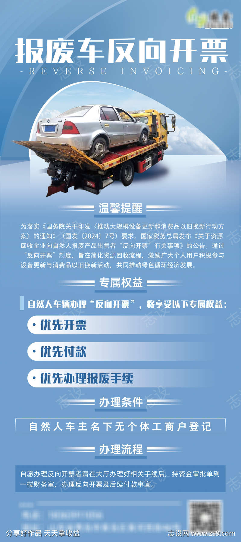 报废车反向开票