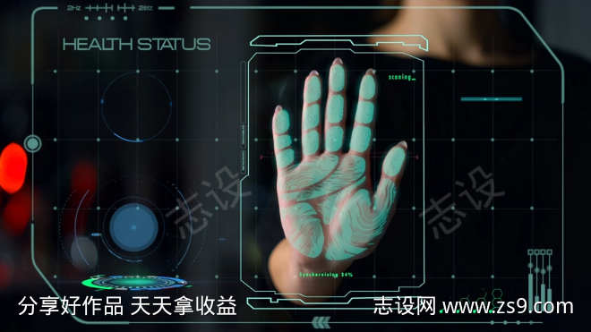 高科技掌纹解锁