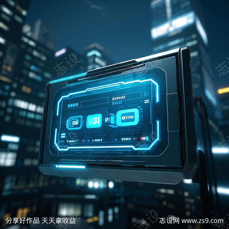 高科技UI滑动