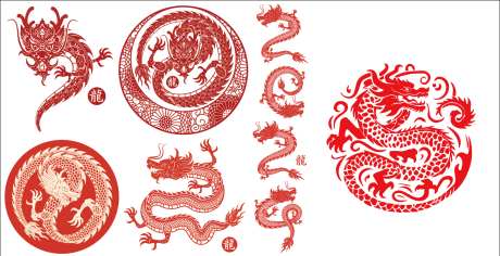 龙形元素素材_源文件下载_AI格式_1308X672像素-红色,矢量,素材-作品编号:2025033113564496-志设-zs9.com