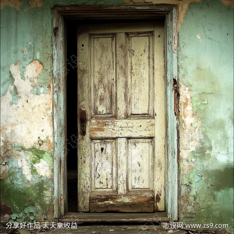 老房门开门吱嘎