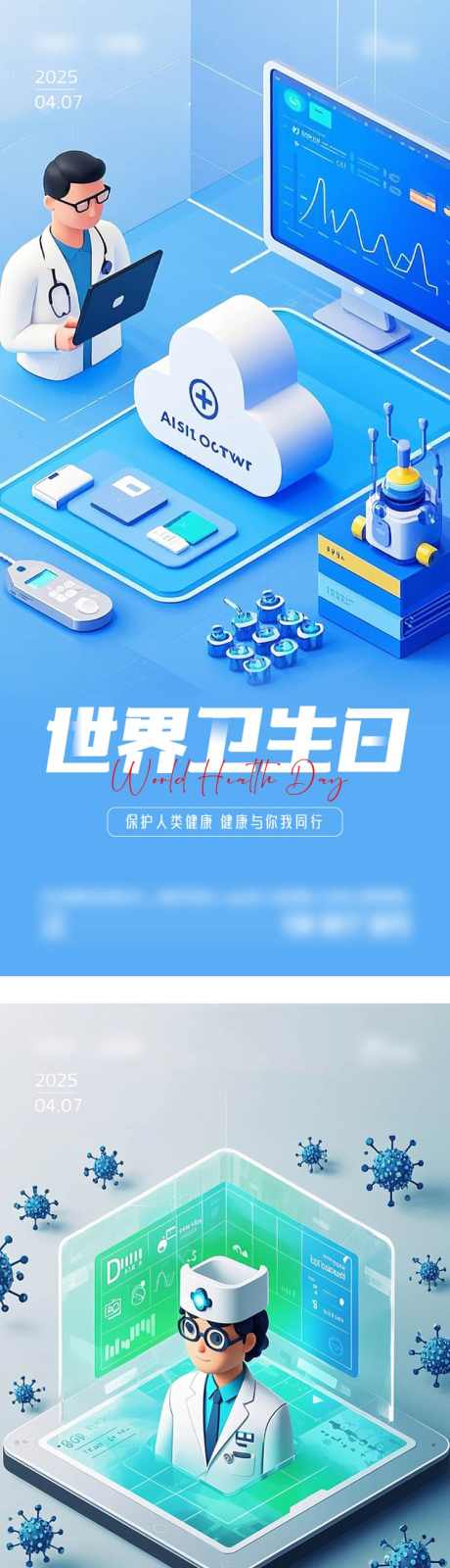 世界卫生日海报_源文件下载_AI,PSD格式_750X3293像素-立体,简约,医生-作品编号:2025040208485065-志设-zs9.com