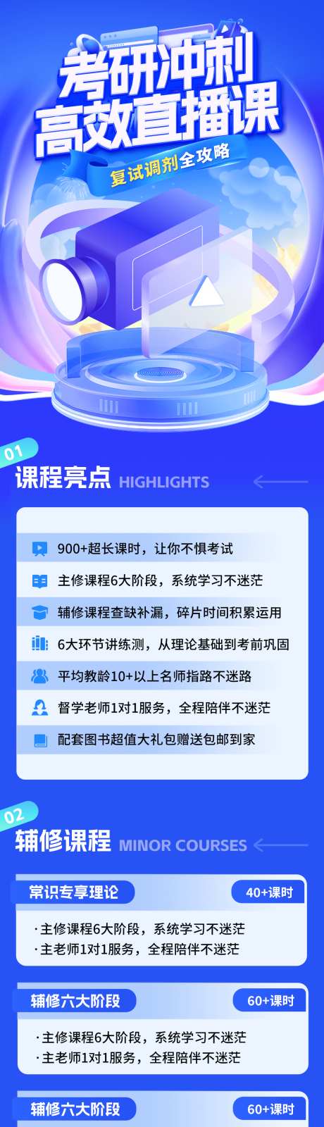 高效直播考研长图_源文件下载_PSD格式_1200X5829像素-活动,长图,直播课-作品编号:2025040309495213-志‘设‘网