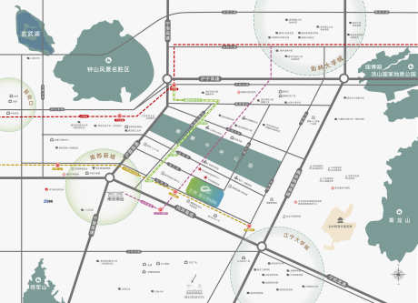 地产区位图地理位置_源文件下载_AI格式_6840X4955像素-区域,地图,展板-作品编号:2025040311098197-志设-zs9.com