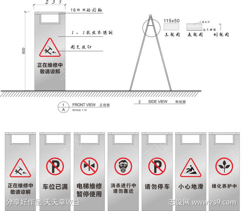 禁止指示牌