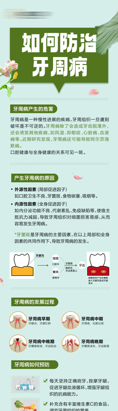牙周病科普推文长图_源文件下载_PSD格式_1080X8393像素-预防,科普,牙周病-作品编号:2025040614142993-志设-zs9.com