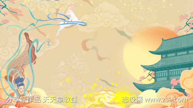 中国风敦煌背景