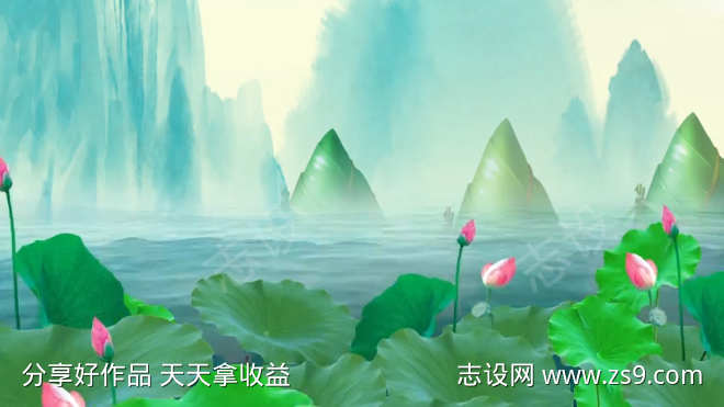 中国风端午节背景视频