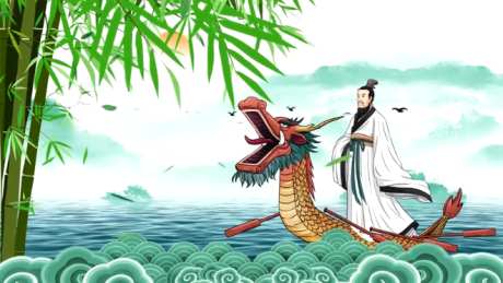 中国风端午节视频_视频素材下载_MOV格式_1920X1080像素-粽子,屈原,龙舟-作品编号:2025040911395351-素材库-www.sucai1.cn