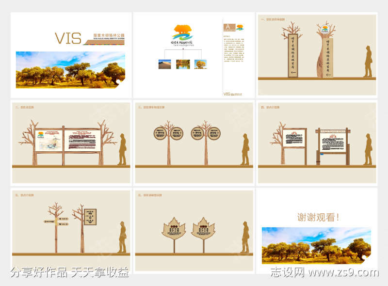 胡杨林公园导视