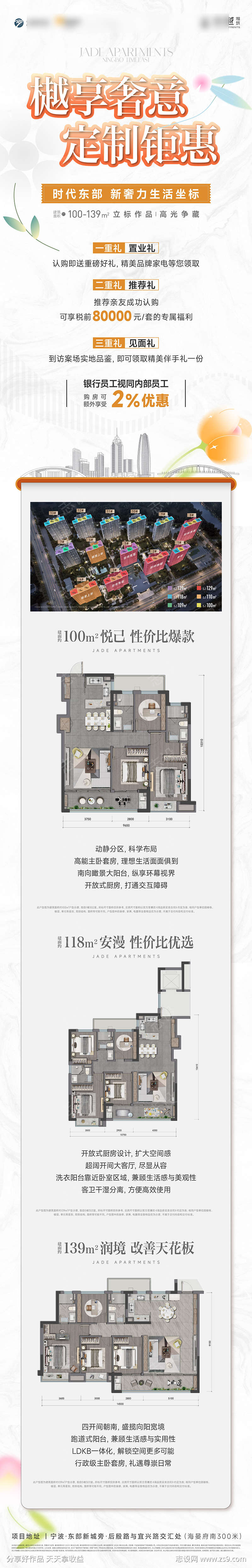 银行拉页长图