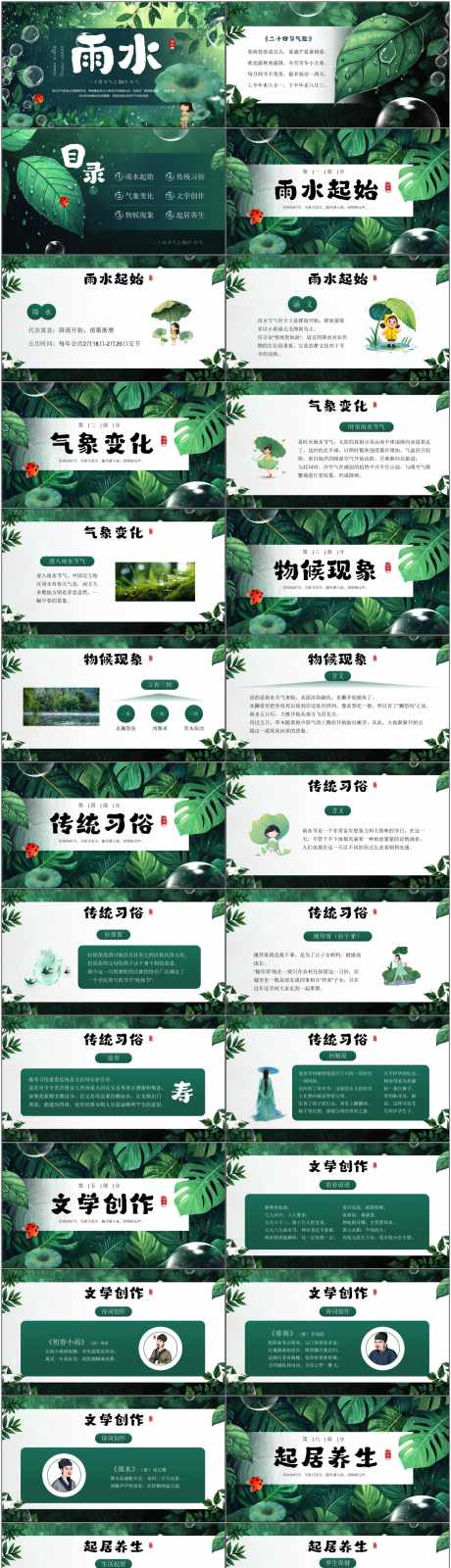 雨水ppt_源文件下载_PPTX格式_1800X8106像素-节气,气象,雨水-作品编号:2025051514011368-素材库-www.sucai1.cn