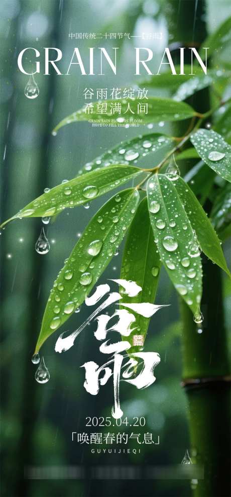 谷雨节气海报_源文件下载_PSD格式_1000X2150像素-海报,植物,节气-作品编号:2025041109285453-志设-zs9.com