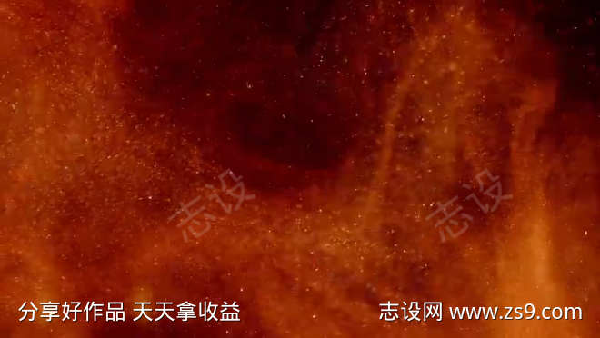 红色颗粒状元素背景视频素材