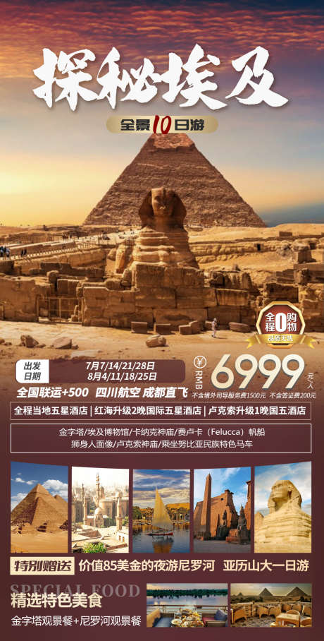 埃及暑期全陆地10日_源文件下载_PSD格式_1080X2132像素-长图,海报,旅行-作品编号:2025041117299666-志设-zs9.com