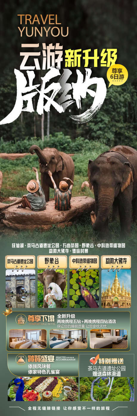 版纳旅游海报_源文件下载_PSD格式_1181X3573像素-质感,绿色,时尚-作品编号:2025041117287903-志设-zs9.com