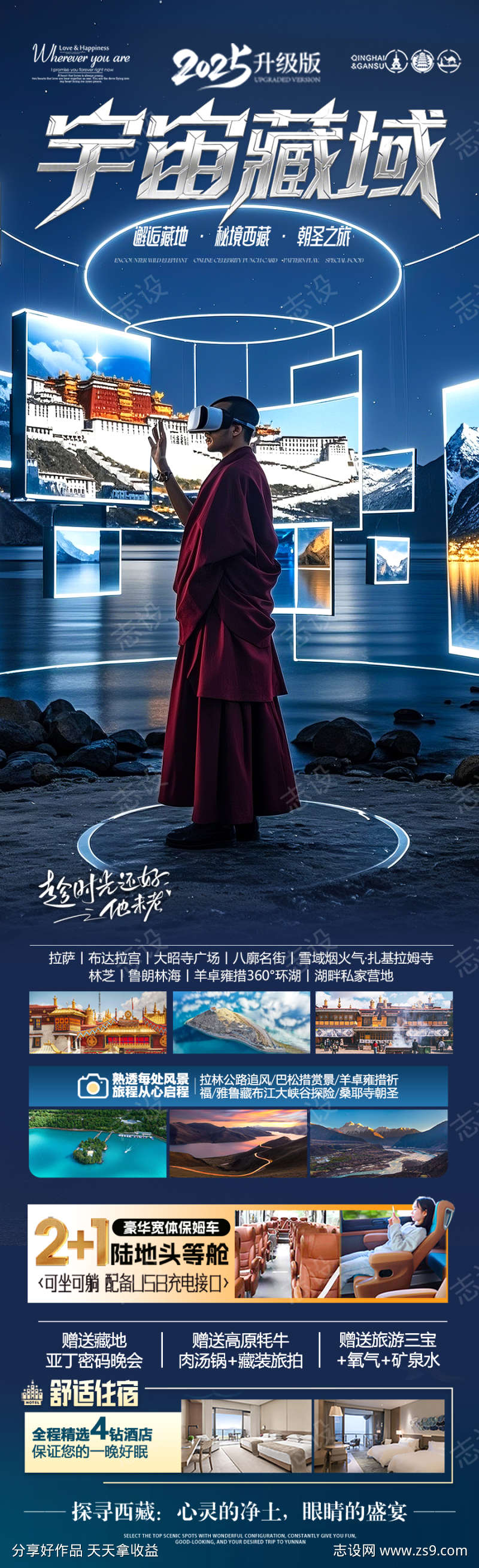 西藏旅游海报