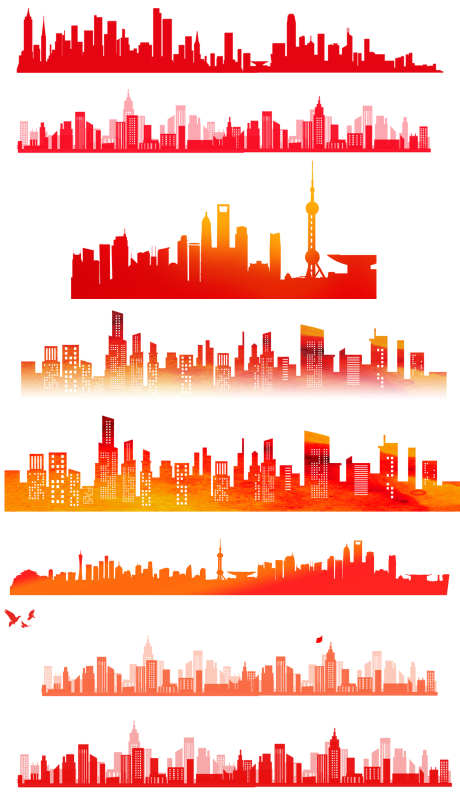 城市剪影系列_源文件下载_PSD格式_2000X3500像素-楼房,城中心,倒影-作品编号:2025041809506166-志设-zs9.com