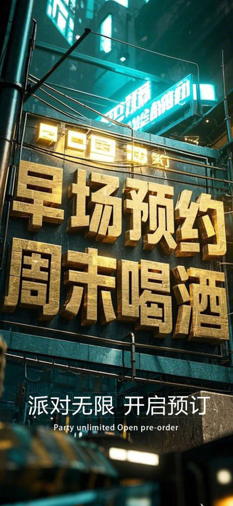 早场预约周末喝酒_源文件下载_PSD格式_1080X2340像素-预约,周末,唱歌-作品编号:2025041511225367-志设-zs9.com