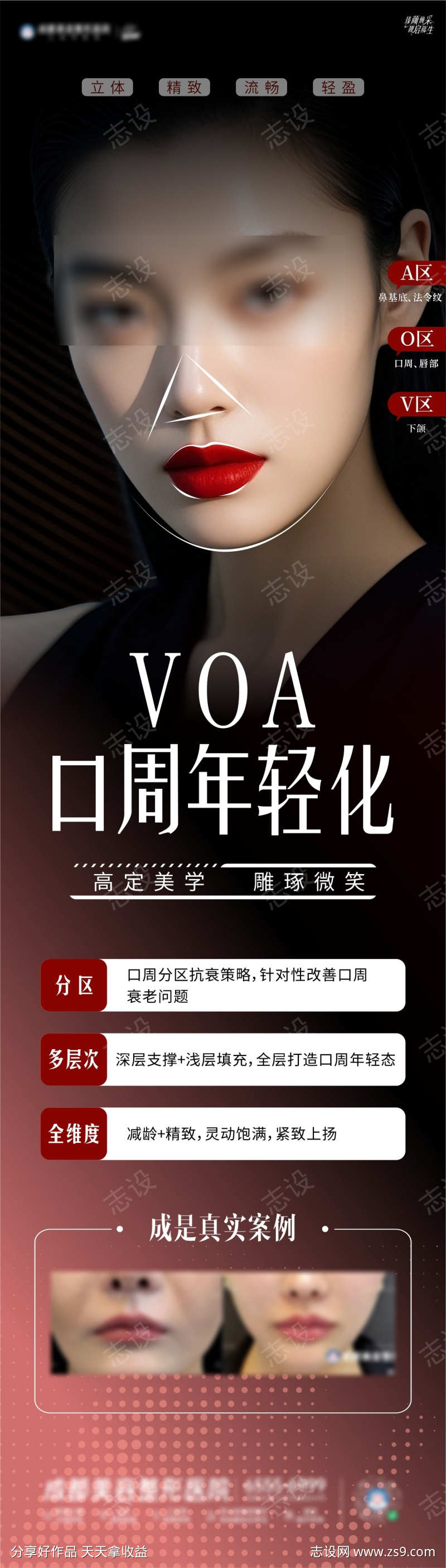 口周年轻化海报