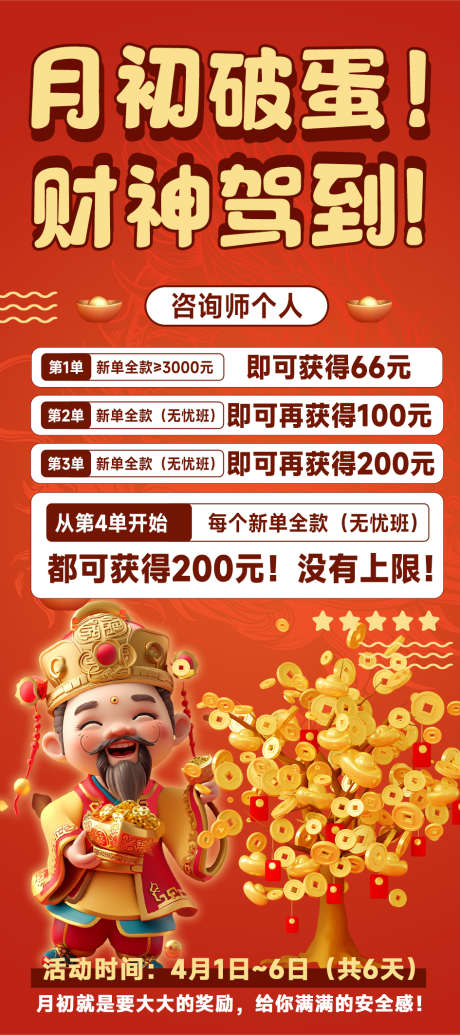 红色财神活动展架_源文件下载_PSD格式_945X2126像素-销售,破蛋,奖金-作品编号:2025041610173337-志设-zs9.com